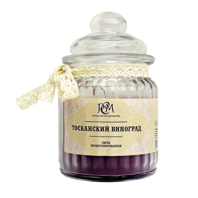 Свеча в банке ТОСКАНСКИЙ ВИНОГРАД, 45 ч