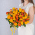 Букет из 51 Розы Кения Оранжевый микс арт. 7312-О